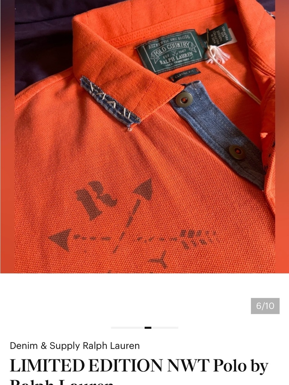 Ralph Lauren White Polo Shirt